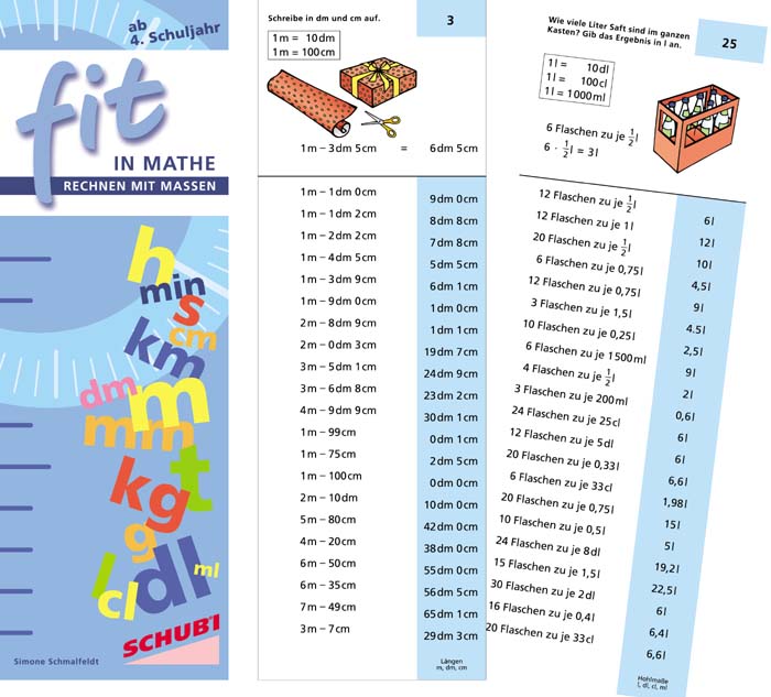 FIT in Mathe -Rechnen mit Maßen 2 FIT in Mathe -Rechnen mit Maßen 2