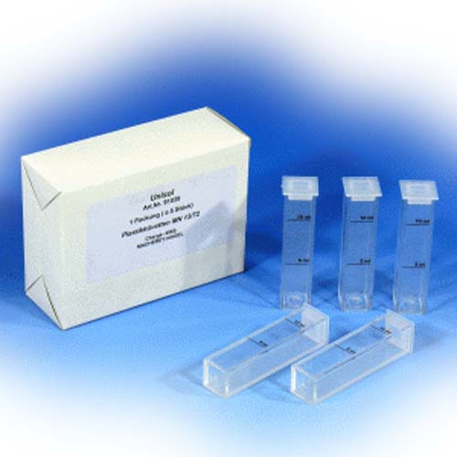 UNISOL Plastikküvetten, MN 13/72 UNISOL Plastikküvetten, MN 13/72