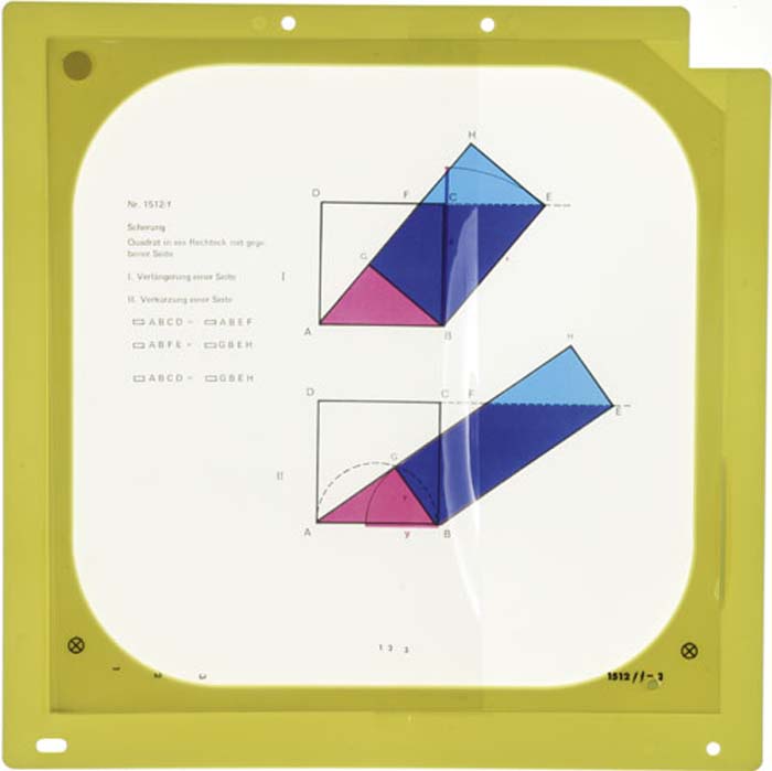 Schwenkfolie - Verwandlung von Quadrat in Rechteck Schwenkfolie - Verwandlung von Quadrat in Rechteck