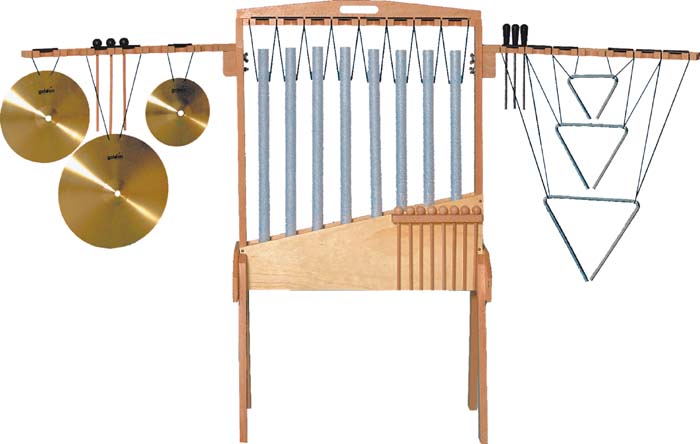 Ständer mit 8 Tonröhren Ständer mit 8 Tonröhren
