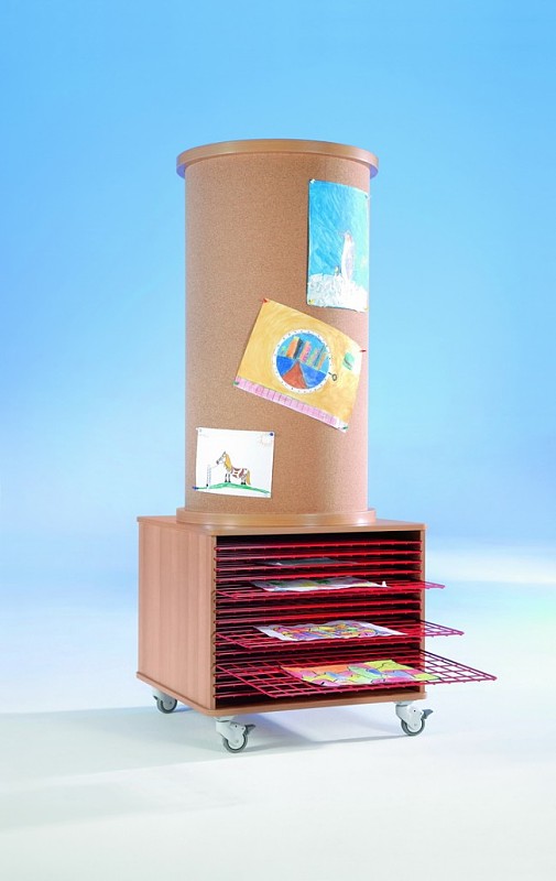 Litfaßsäule & Unterschrank Litfaßsäule & Unterschrank