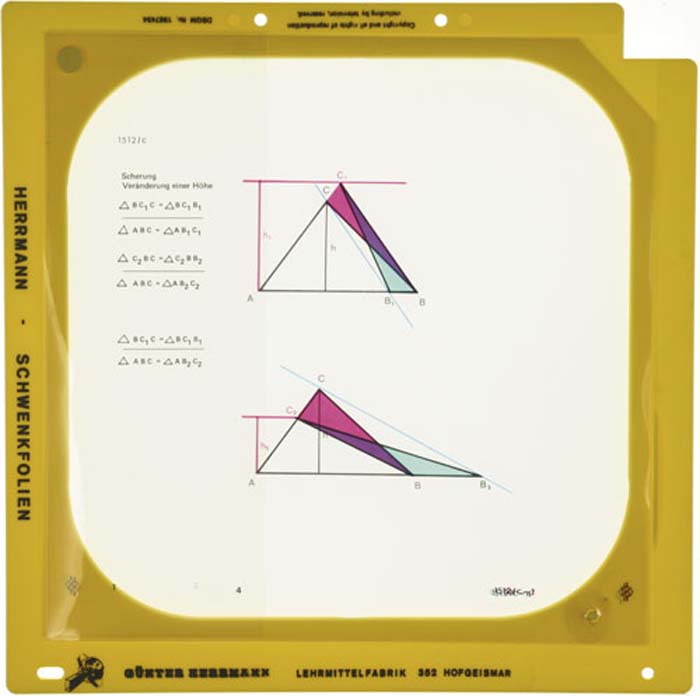 Schwenkfolie - Veränderung einer Höhe Schwenkfolie - Veränderung einer Höhe