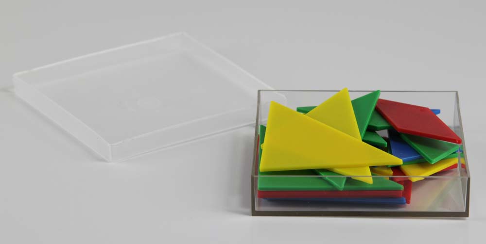 Schüler-Tangram in Kunststoffdose Schüler-Tangram in Kunststoffdose