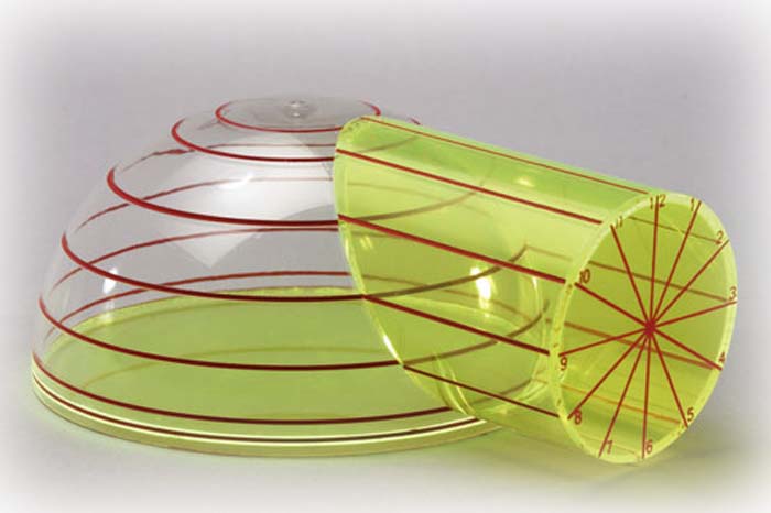 Halbkugel von Zylinder durchdrungen Halbkugel von Zylinder durchdrungen