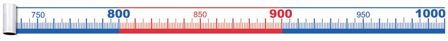 Zahlenstrahlband - 0-1000 Zahlenstrahlband - 0-1000