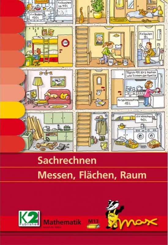 Max Lernkartenset Sachrechnen Messen, Flächen, Raum Max Lernkartenset Sachrechnen Messen, Flächen, Raum