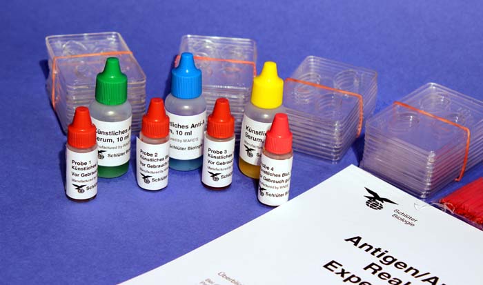 Antigen/Antikörperreaktion - Experimentierkit Antigen/Antikörperreaktion - Experimentierkit