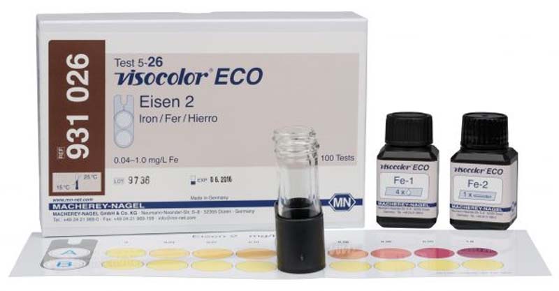 Kolorimetrischer Test VISOCOLOR ECO Eisen 2 Kolorimetrischer Test VISOCOLOR ECO Eisen 2