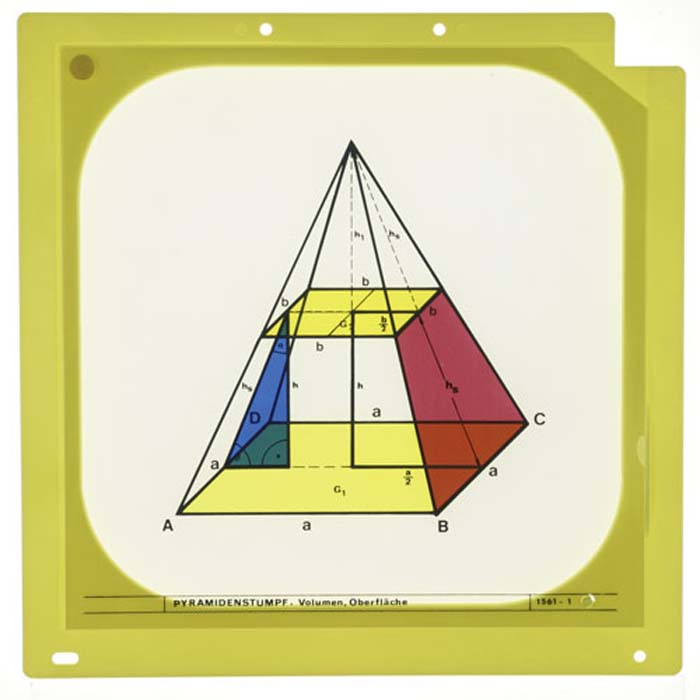 Schwenkfolie - Pyramidenstumpf Schwenkfolie - Pyramidenstumpf
