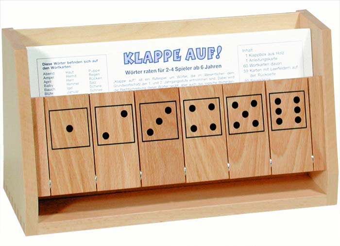 Klappe auf Klappe auf