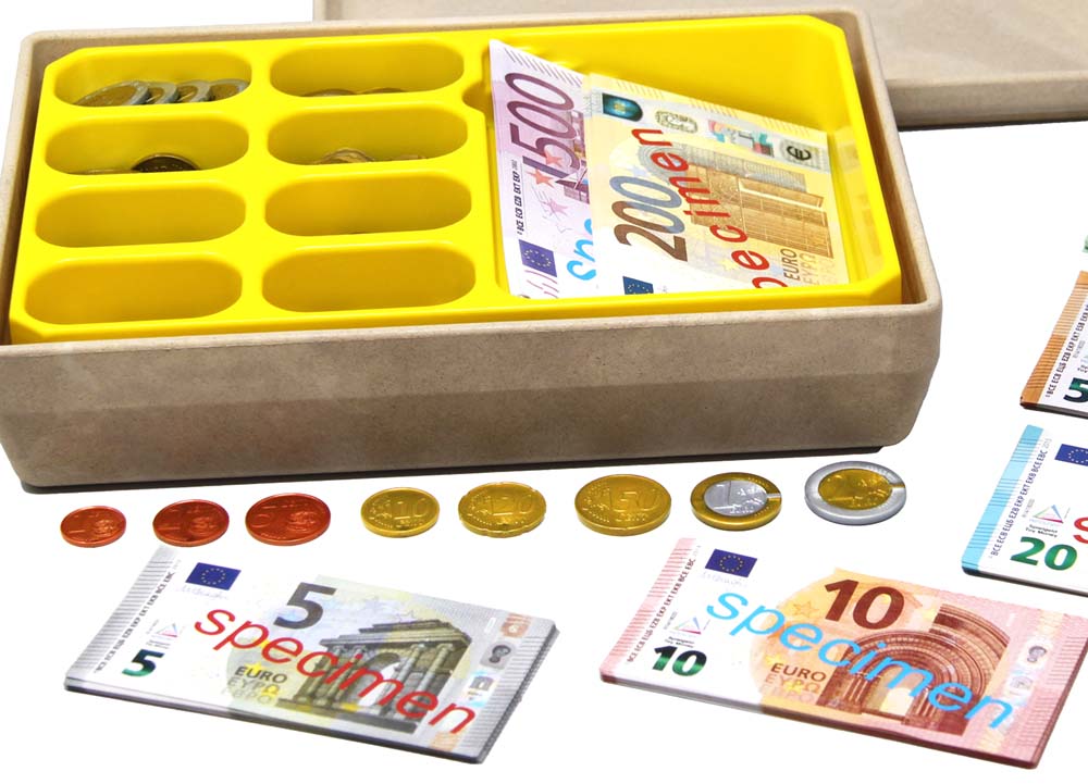 Euro-Geldsatz Spielgeldkoffer Euro-Geldsatz Spielgeldkoffer