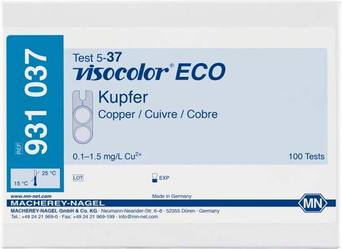 Kolorimetrischer Test VISOCOLOR ECO Kupfer Kolorimetrischer Test VISOCOLOR ECO Kupfer