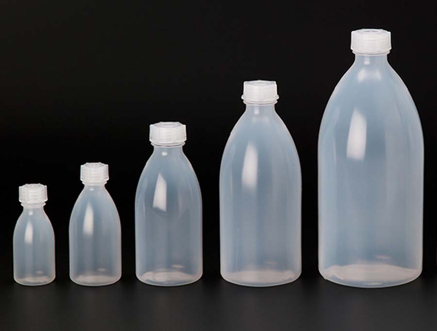 Enghalsflasche aus Polyethylen, Kautex Enghalsflasche aus Polyethylen, Kautex