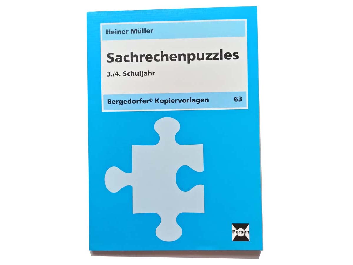 Bergedorfer Kopiervorlagen - Sachrechenpuzzle Bergedorfer Kopiervorlagen - Sachrechenpuzzle