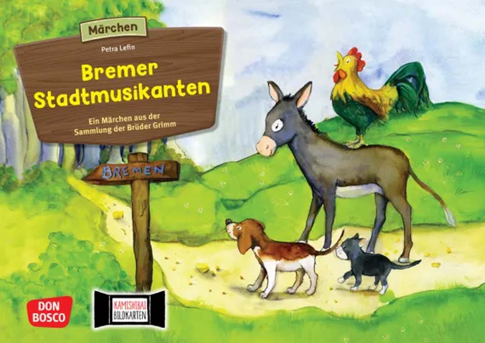 Die Bremer Stadtmusikanten - Kamishibai Bildkartenset Die Bremer Stadtmusikanten - Kamishibai Bildkartenset