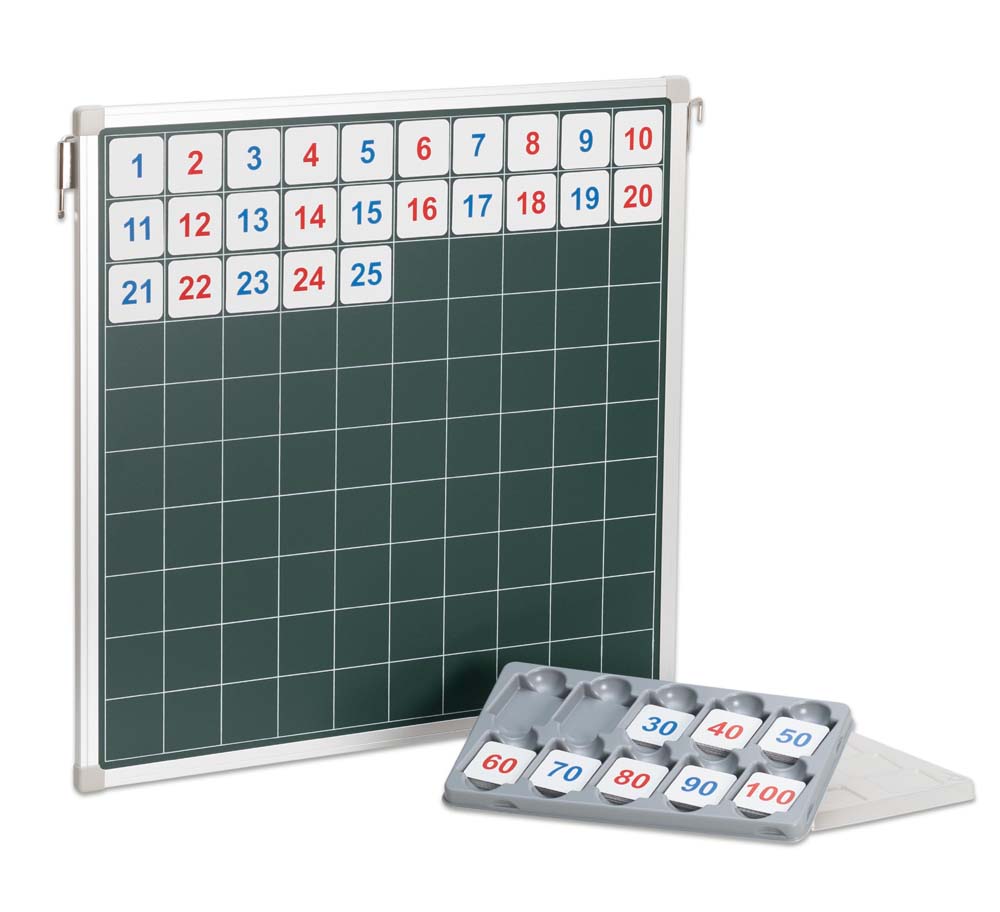 Hunderter-Tafel - 60 x 60 cm Hunderter-Tafel - 60 x 60 cm
