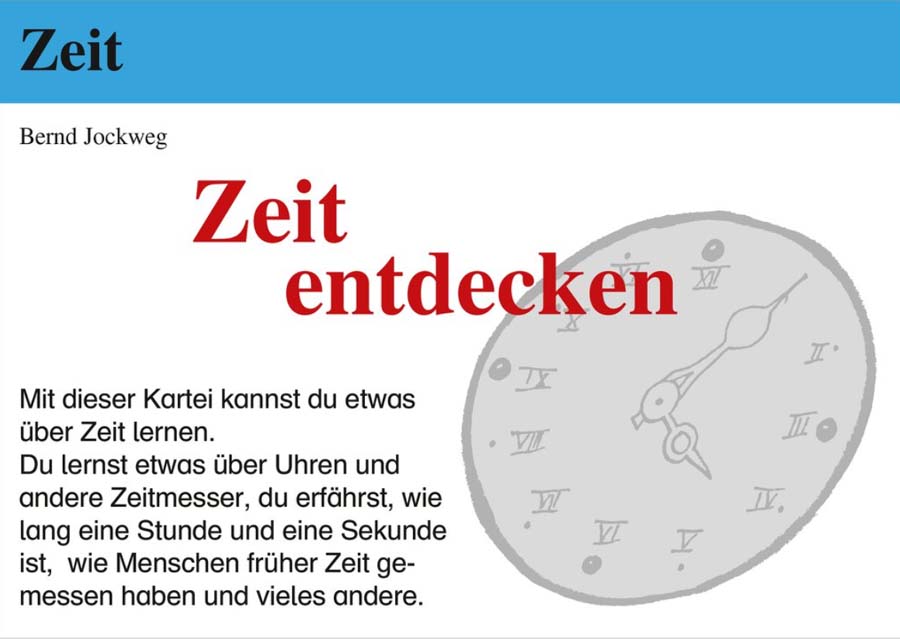 Zeit entdecken Zeit entdecken