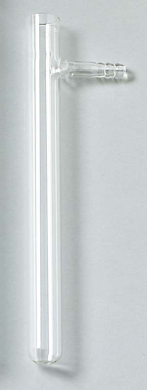 Reagenzglas mit seitlichem Ansatz und Olive Reagenzglas mit seitlichem Ansatz und Olive