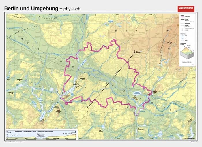 Berlin - physisch / politisch Berlin - physisch / politisch