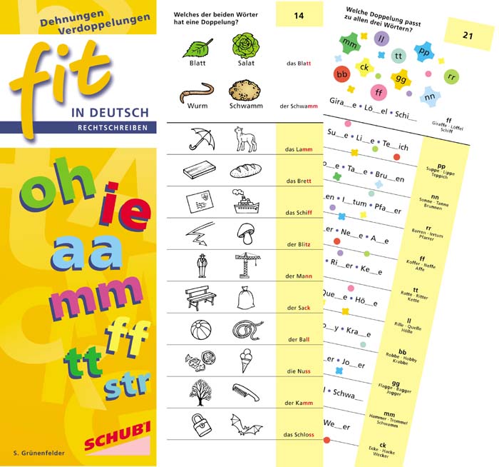 FIT in Deutsch - Rechtschreiben: Dehnungen, Verdoppelungen