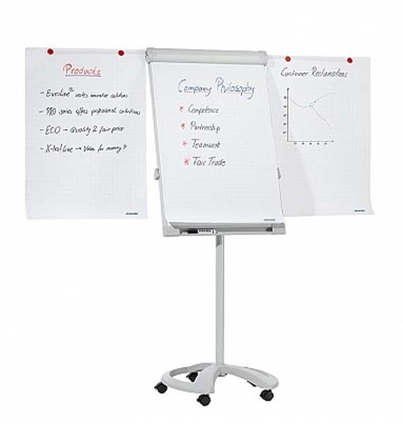 Flipchart-Tafel Deluxe Mobil