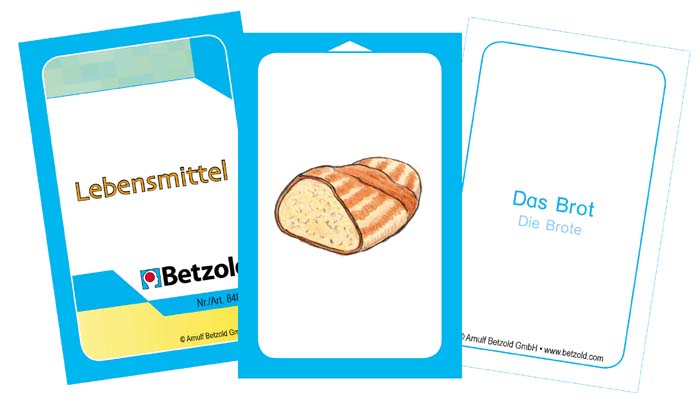 Lebensmittel - Kartenset zum Magischen Zylinder Lebensmittel - Kartenset zum Magischen Zylinder