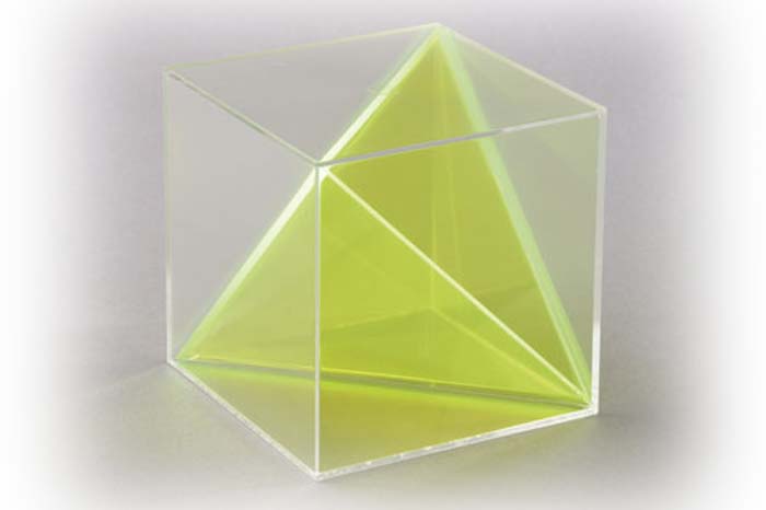 Tetraeder in Hexaeder Tetraeder in Hexaeder