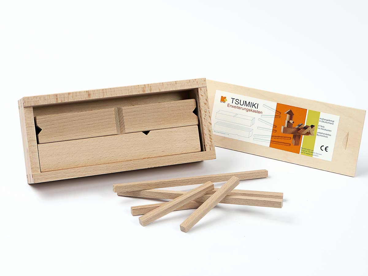 Erweiterungsset für japanischen Holzbaukasten "Tsumiki"