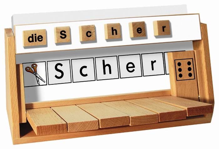 Klappe auf - Buchstaben