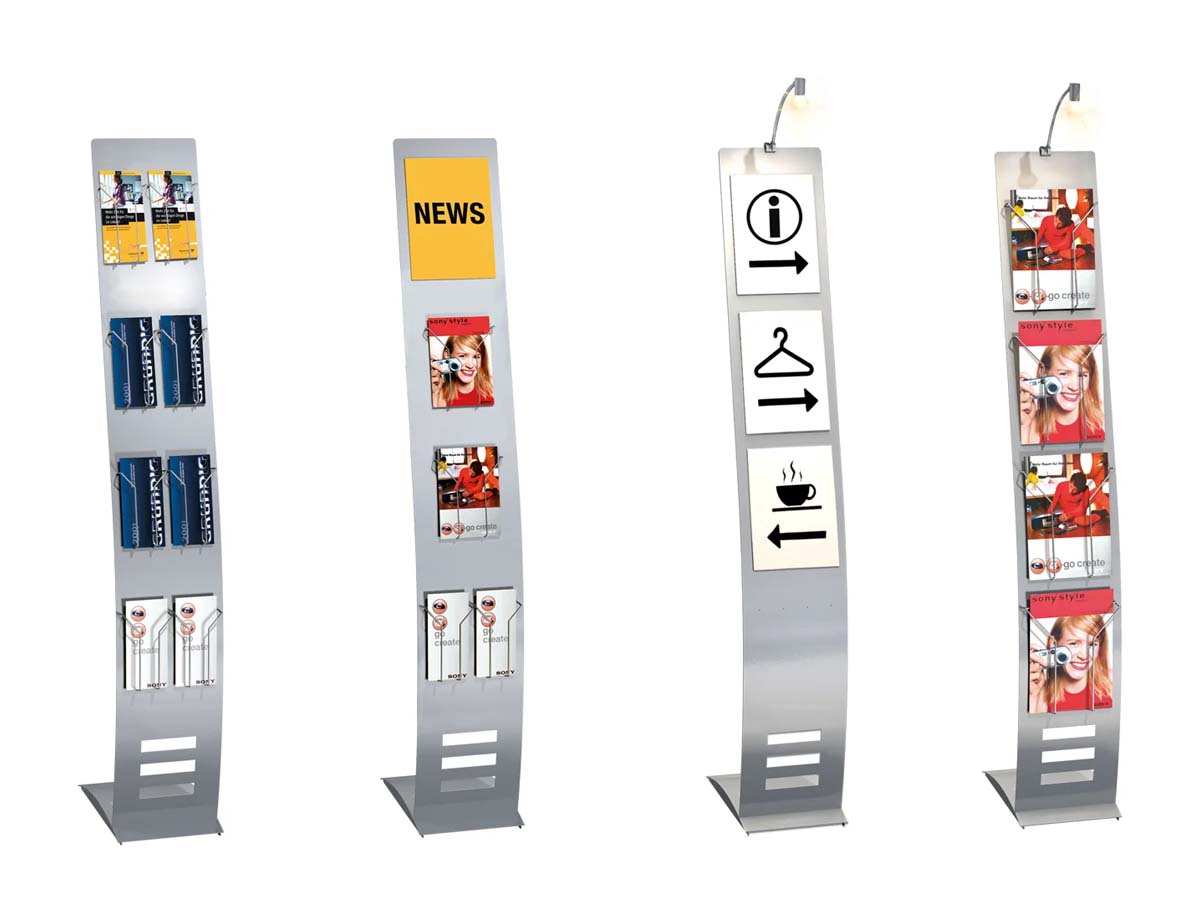 Info-Ständer Tec-Art - schmal
