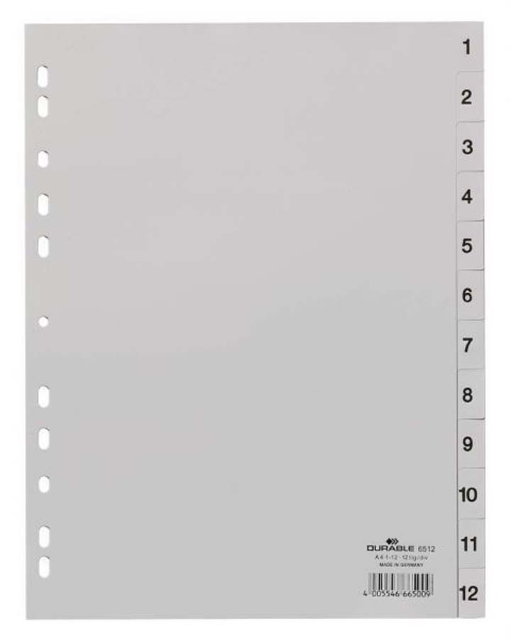 Zahlenregister - PP, 1 - 12 Zahlenregister - PP, 1 - 12