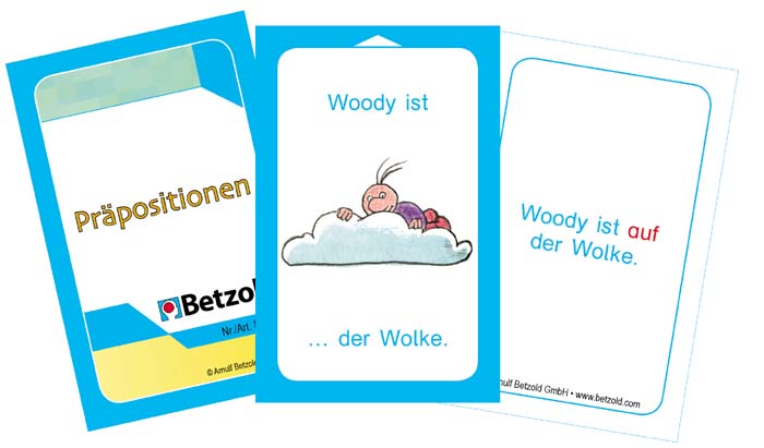 Präpositionen - Kartenset zum Magischen Zylinder Präpositionen - Kartenset zum Magischen Zylinder