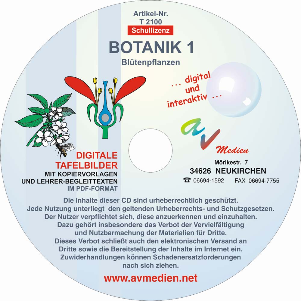 Botanik 1: Blütenpflanzen