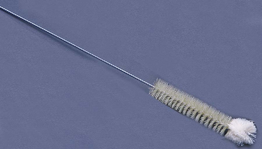 Reagenzglasbürste mit Wollspitze Reagenzglasbürste mit Wollspitze