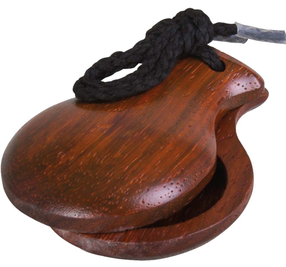 Kastagnette aus Rosenholz Kastagnette aus Rosenholz