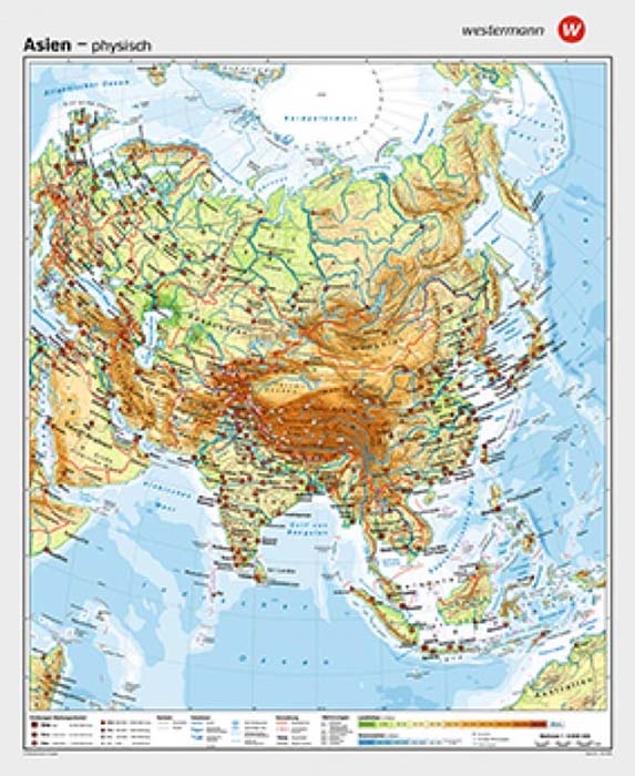 Asien - physisch / politisch