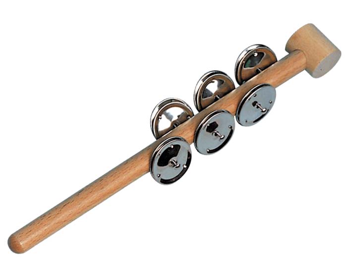 Schellenstab - 6 Paar Schellen Schellenstab - 6 Paar Schellen