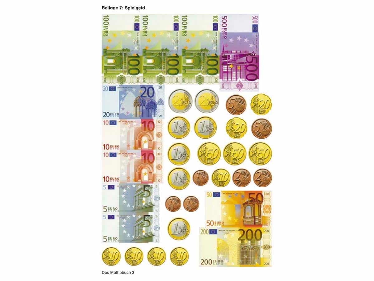 EURO-Spielgeld bis 500