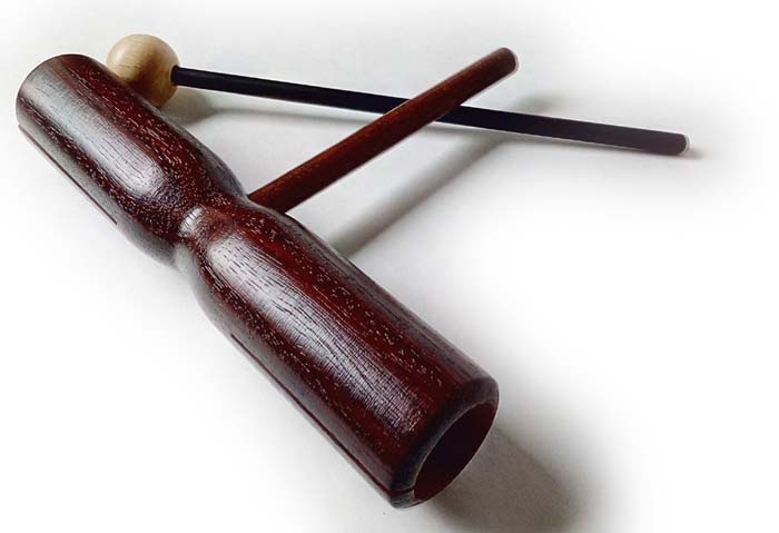 Röhrentrommel mit Haltestab Röhrentrommel mit Haltestab