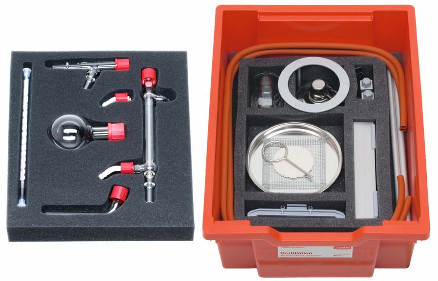 Schüler-Set Destillation mit Stativmaterial Schüler-Set Destillation mit Stativmaterial