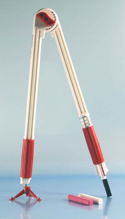 Wandtafelzirkel PROFI-linie mit Dreifuß magnetisch Wandtafelzirkel PROFI-linie mit Dreifuß magnetisch