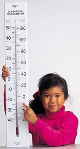 Riesiges Klassenzimmer-Thermometer Riesiges Klassenzimmer-Thermometer