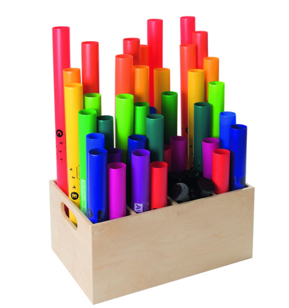 Boomwhacker Klassensatz mit 39 Röhren