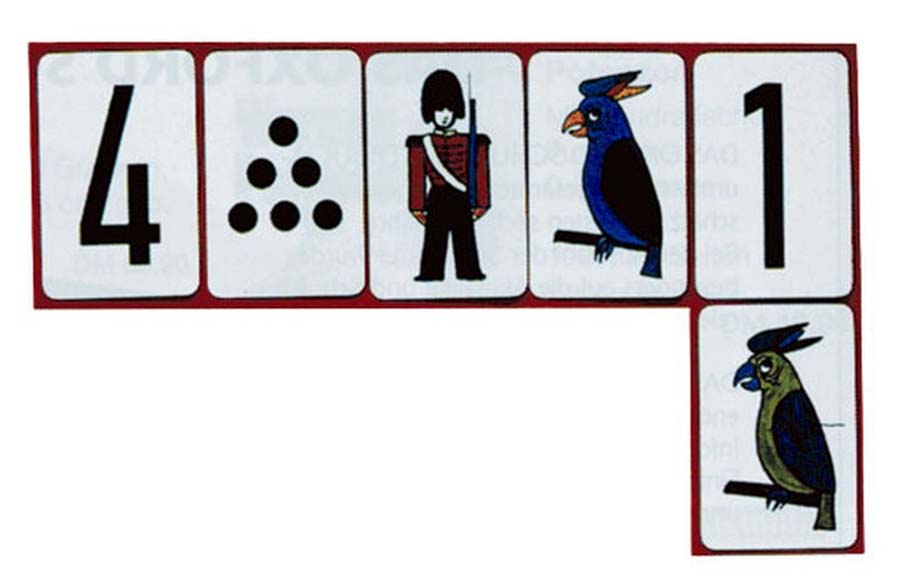Eins, zwei - Papagei - Kartenspiel Eins, zwei - Papagei - Kartenspiel