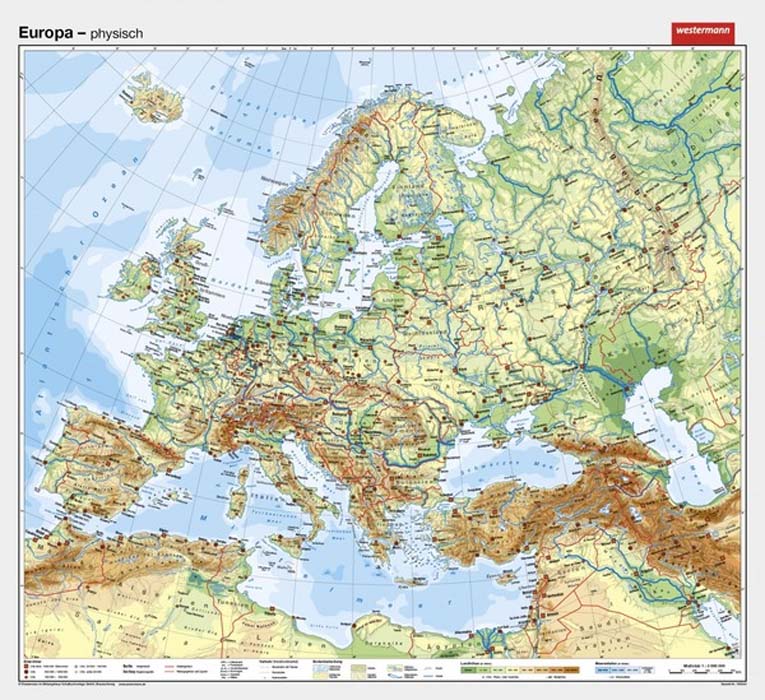 Europa - physisch Europa - physisch