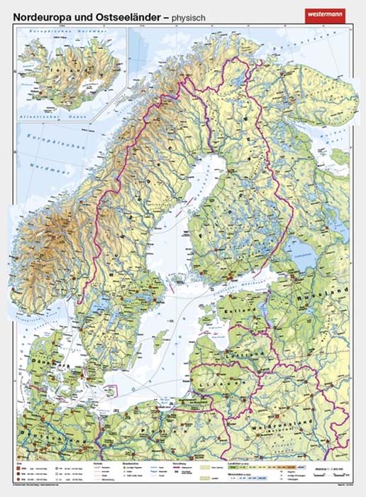 Nordeuropa/Ostseeländer - physisch