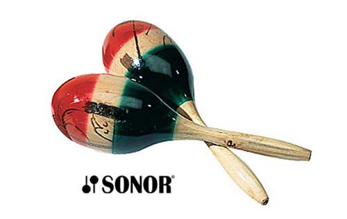 Maracas aus mexikanischem Holz Maracas aus mexikanischem Holz