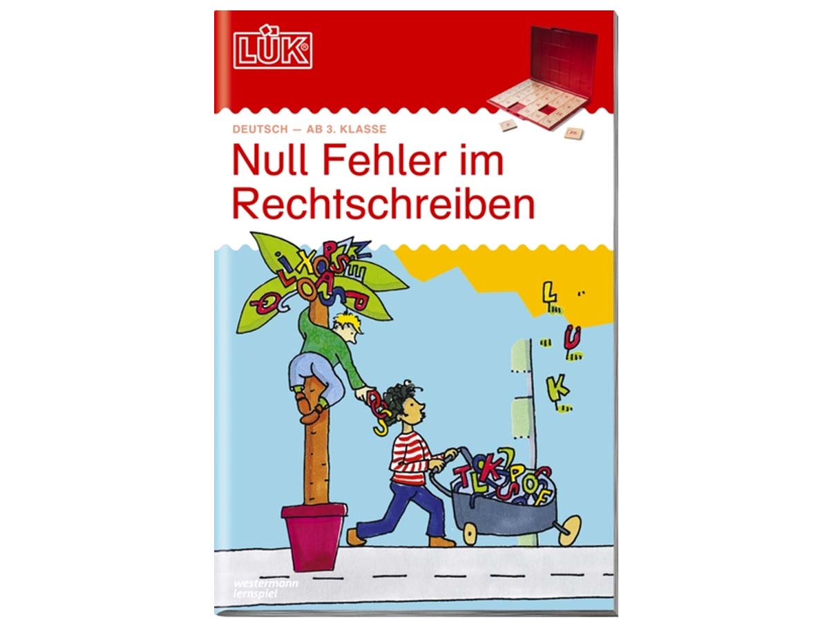 LÜK Heft - Null Fehler im Rechtschreiben 1