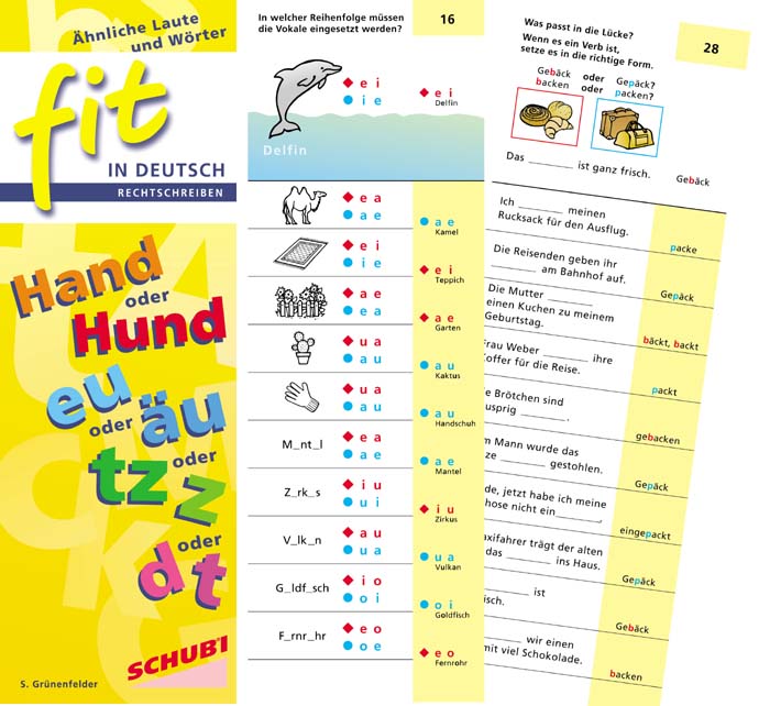 FIT in Deutsch - Rechtschreiben: Ähnliche Laute und Wörter FIT in Deutsch - Rechtschreiben: Ähnliche Laute und Wörter