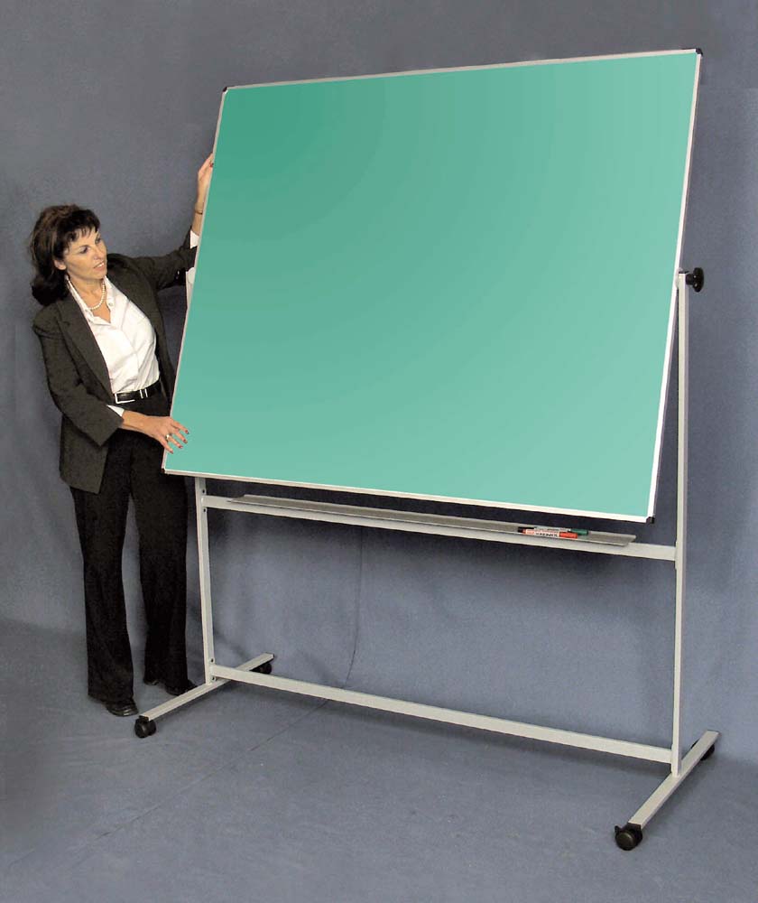 Dreh- und Wendetafel - Stahlemaille grün Dreh- und Wendetafel - Stahlemaille grün